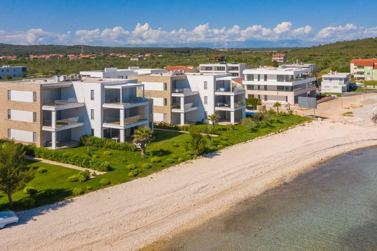 Luxury Design Beach Front Apartment Sukosan Exterior photo